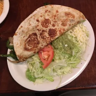 Veggie and Chesse Quesadilla