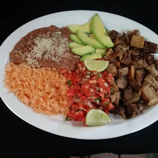 Carnitas plate