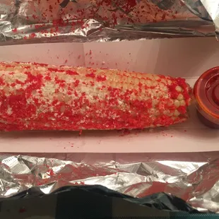 Don't buy the elote flaming from pingüinos it's not worth it . Where is the flaming ?