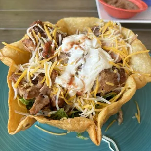 Taco Salad w/carnitas