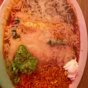 a plate of food