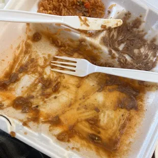 That&apos;s how good the enchilada was!
