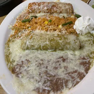 Chili Verde Chimichanga