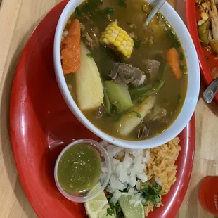 Beef Soup. Sopa De Res.