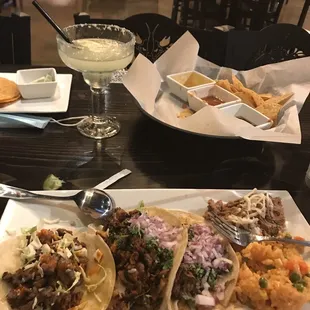 Taco Tuesday is a must here! And the $5 margaritas!