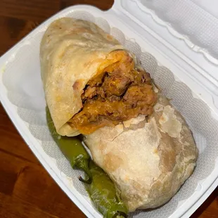 OSO Burrito W/ Carne Asasa