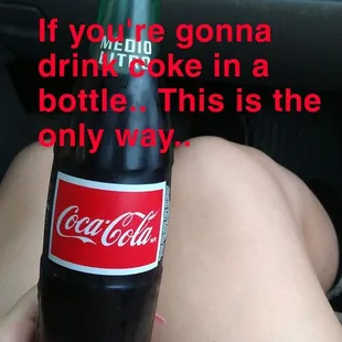 Only took a pic of my drink because I love coke in a bottle from Mexico. Lol. I really should've taken a pic of the nachos though!