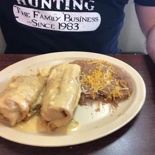 The chimichanga plate