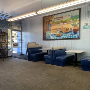 the interior of a restaurant