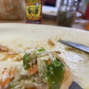 Bean n cheese pupusa