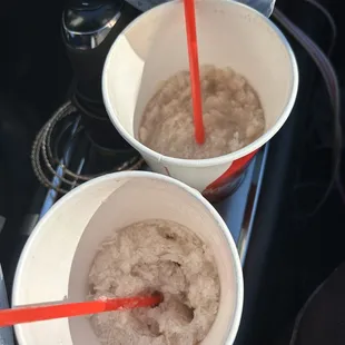 Ordered horchata and this is what I got. A slushee