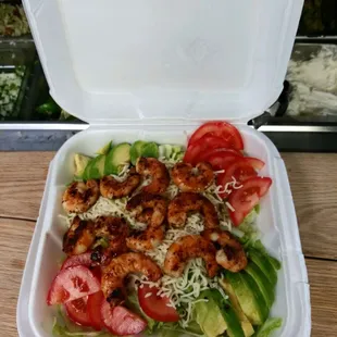 Shrimp salad or ensalada de camaron