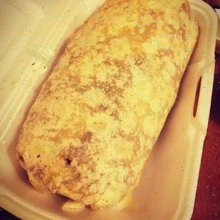 Hugest CA burrito ever $9