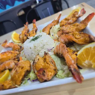Camarones zarandeados