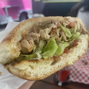 Torta with chicken