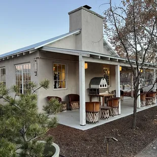 Back of Reception building