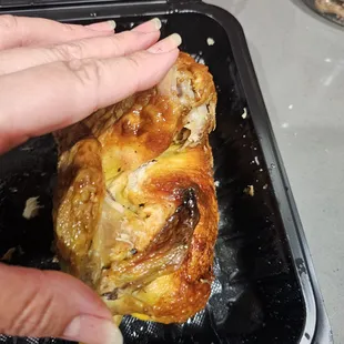 This is half a chicken!!!