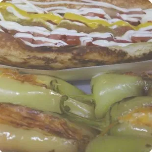 Sonoran style hot dogs and toritos