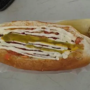 Sonoran style hot dogs  chipilon