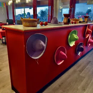 Inside the restaurant