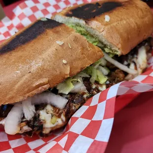 Asada and pastor torta