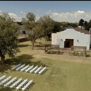 The venue from our wedding video