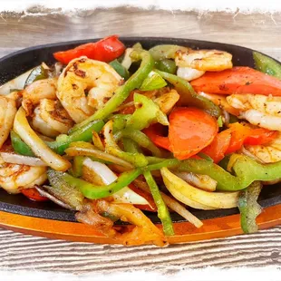Shrimp Fajita Linch Special $11.99. Shrimp are always perfectly cooked. Best deal in town.