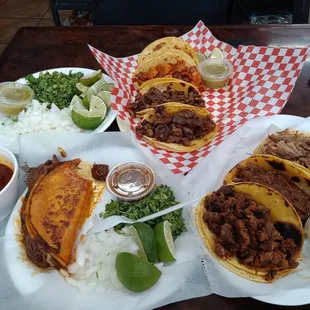 One of every taco they have.