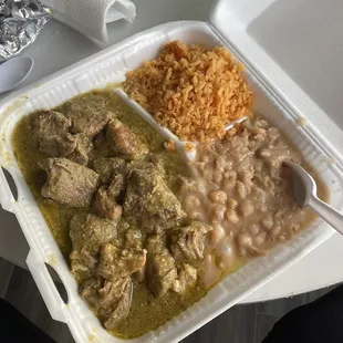 Chile Verde combo plate