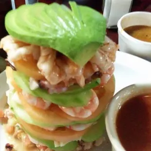 Tower of ceviche