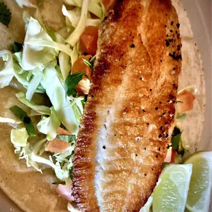 Grilled Fish Taco. So tasty, amazing.