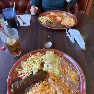 Sal&apos;s Special and  Sara&apos;s Enchiladas