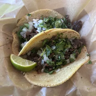 Asada street tacos