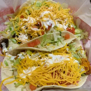 Shredded Chicken Soft Taco