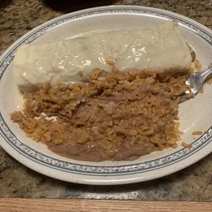 Seafood burrito!! Yummy