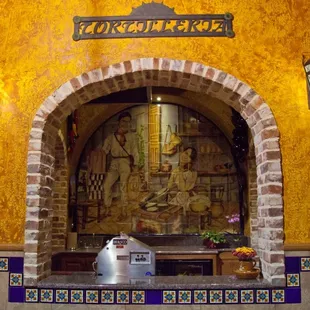 The tortilleria, where the tortillas are freshly made.