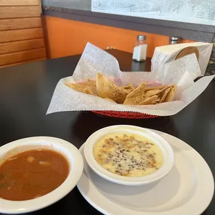 Chips with Chorizo Cheese Dip