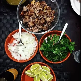 the ingredients of a mexican dish