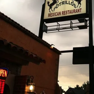 a sign for a mexican restaurant