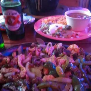 two plates of food
