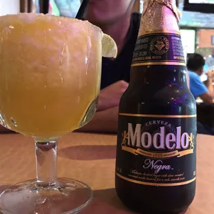 a bottle of modelo