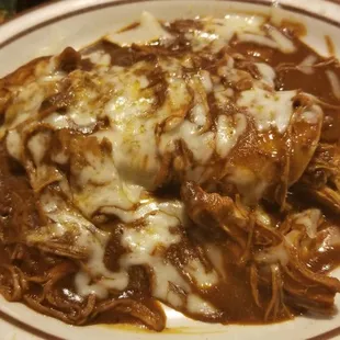 Chicken Mole Enchiladas