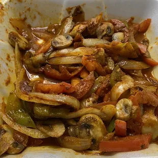 Veggie fajitas soo good