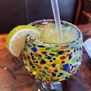 House margarita on the rocks