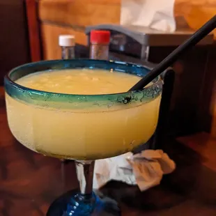 Smaller margarita - beautiful glass