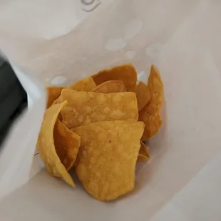 $2 chips. No salt. Not great but ok