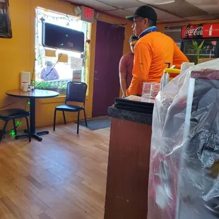 Just chatting but no mask.