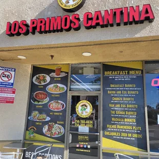 Front of the shop