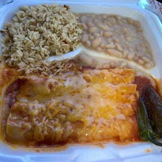 11. Two Enchiladas Combo Plate