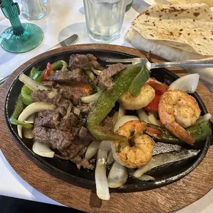 Shrimp Fajitas